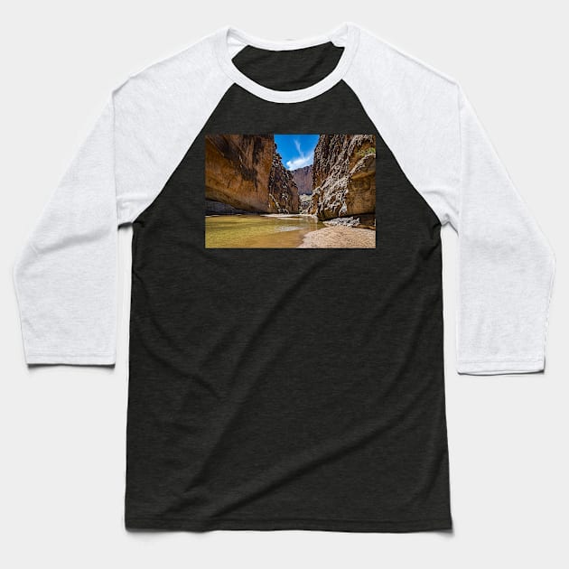 Santa Elena Canyon Baseball T-Shirt by Gestalt Imagery